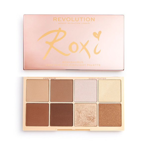 Makaeup Revolution X Roxxsaurus Highlight & Contour Palette 8 Shades
